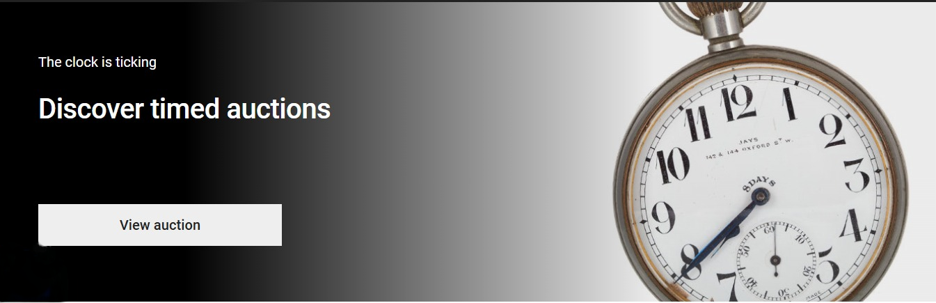 Auction Bid — the clock is ticking, discover timed auctions